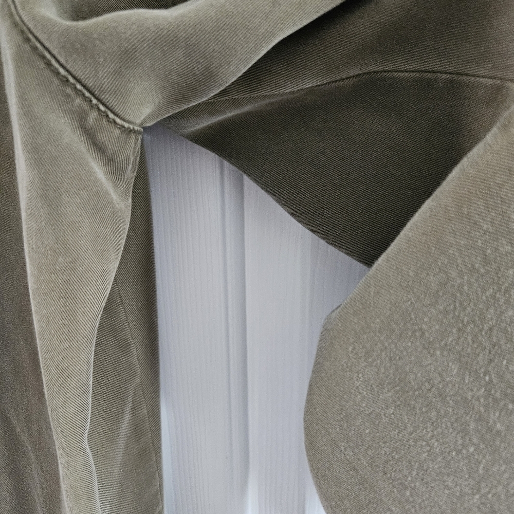 NWOT LOFT Emory Trousers With Pleated Front- Evening Olive - Picture 7 of 10